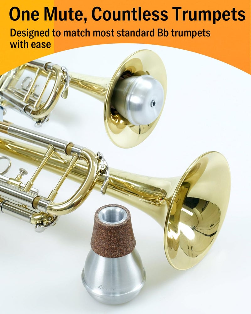 Libretto Trumpet Mute Silencer, AC011-7, Practice Mute, All Aluminum, Excellent for Practice Purpose - Image 5